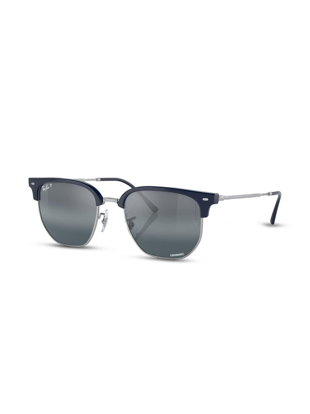 Shop Ray Ban New Clubmaster Square-frame Sunglasses In Blau
