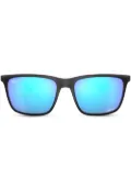 Ray-Ban rectangle-frame mirrored-lens sunglasses - Black