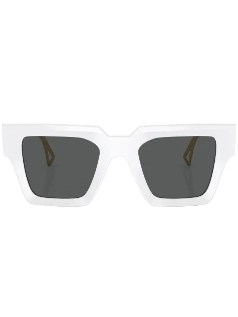 Versace Eyewear logo-embossed square-frame sunglasses