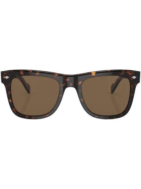 Vogue Eyewear logo-print wayfarer sunglasses