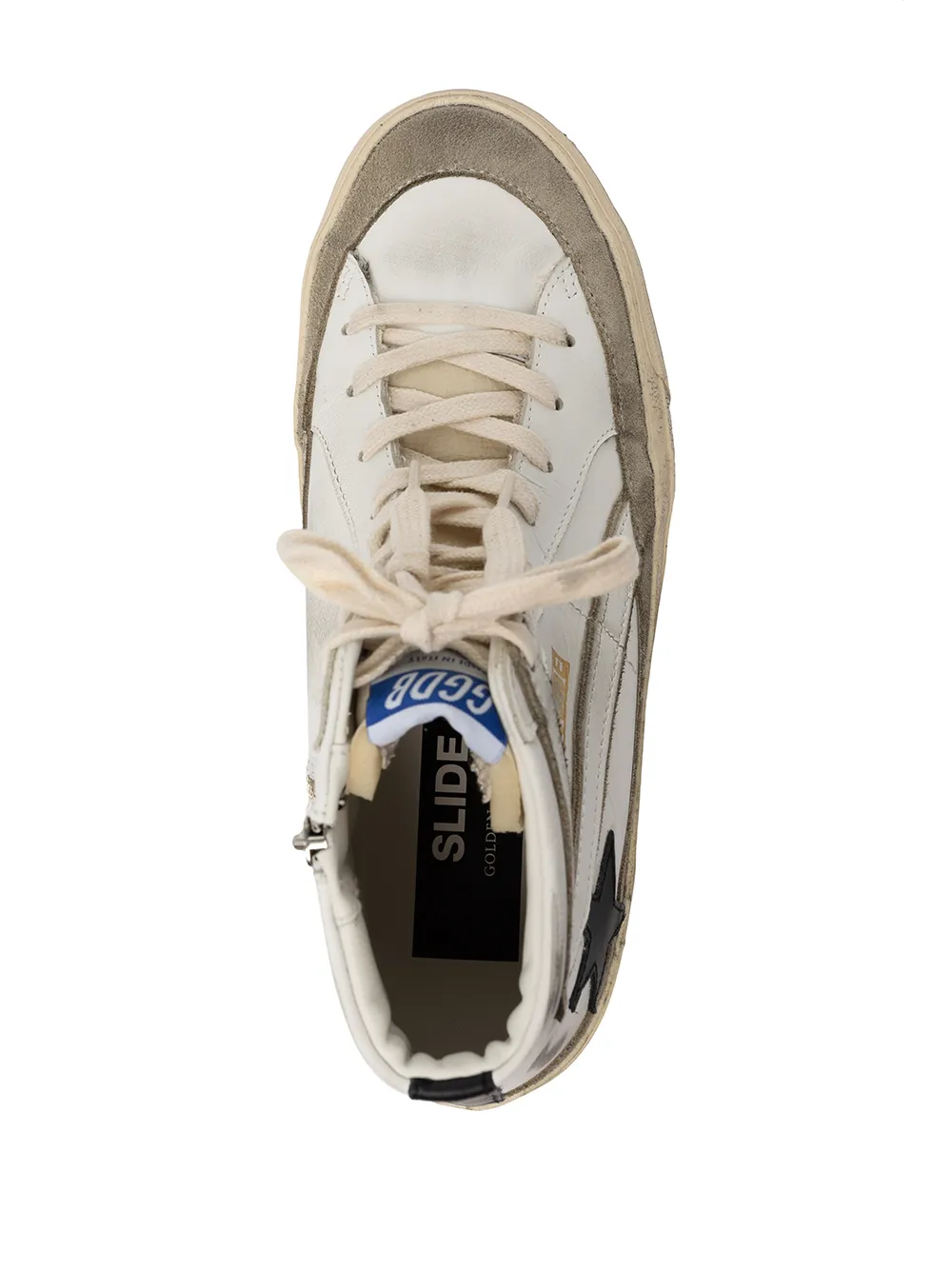 Golden goose white slide sneakers new arrivals