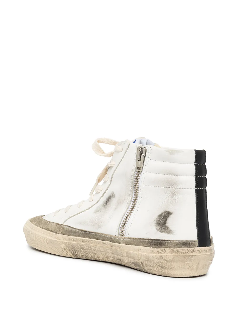 Golden goose slide white discount