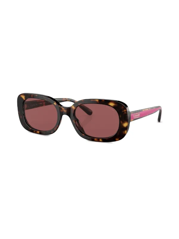 Tortoise shell store coach sunglasses