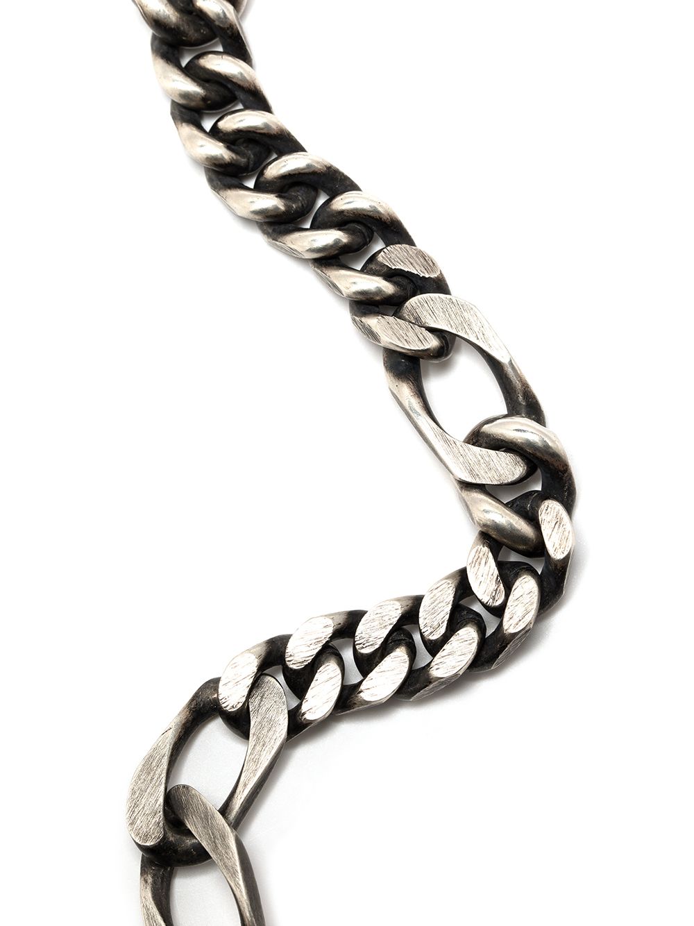 Shop Werkstatt:münchen Chunky Curb-chain Bracelet In Silver