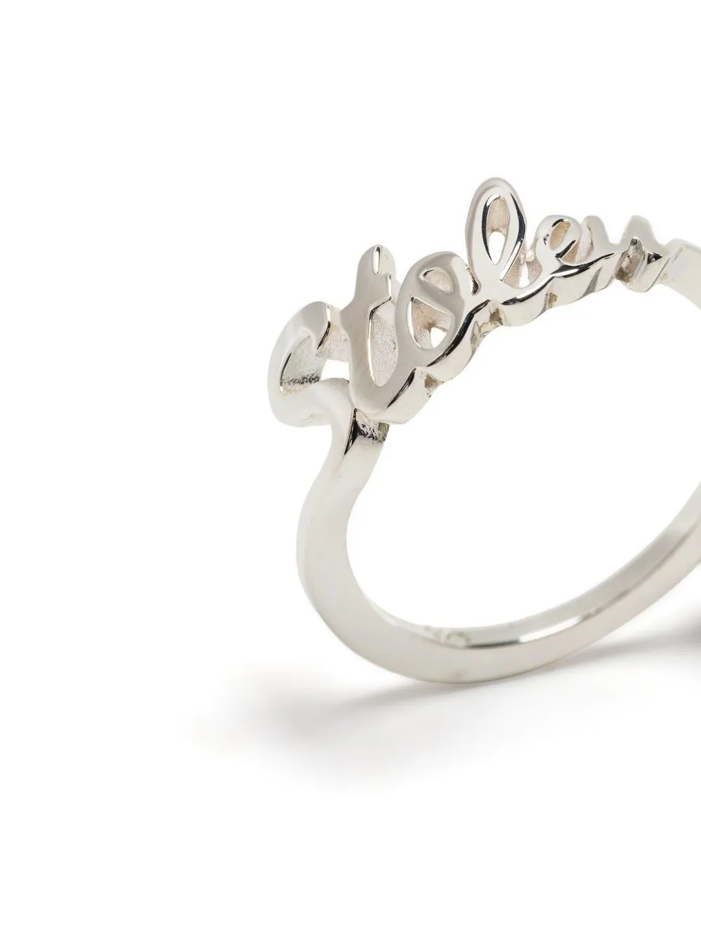 Stolen Girlfriends Club Script Silver Sterling Ring Farfetch