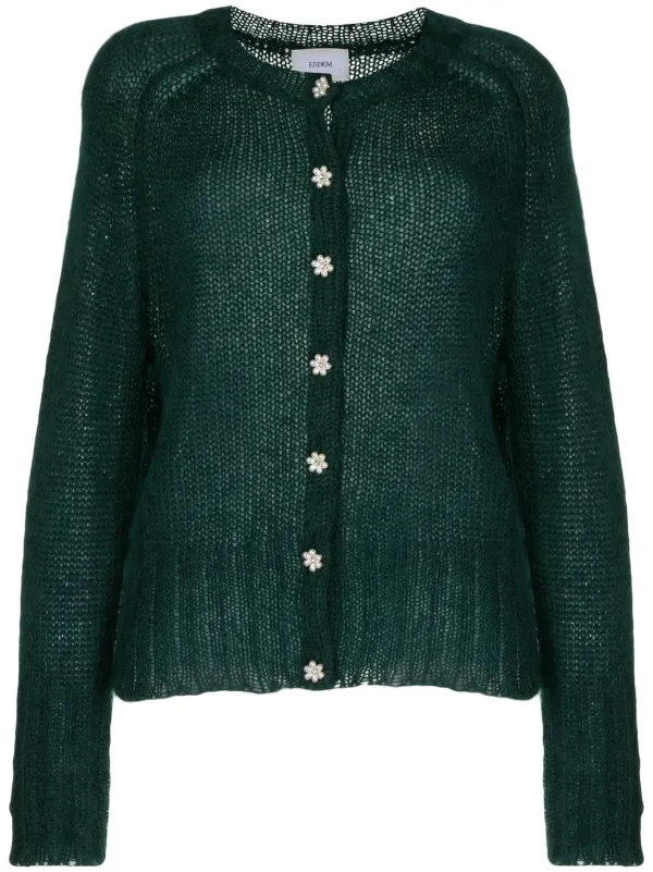Erdem Vanessa mohair-blend Cardigan 