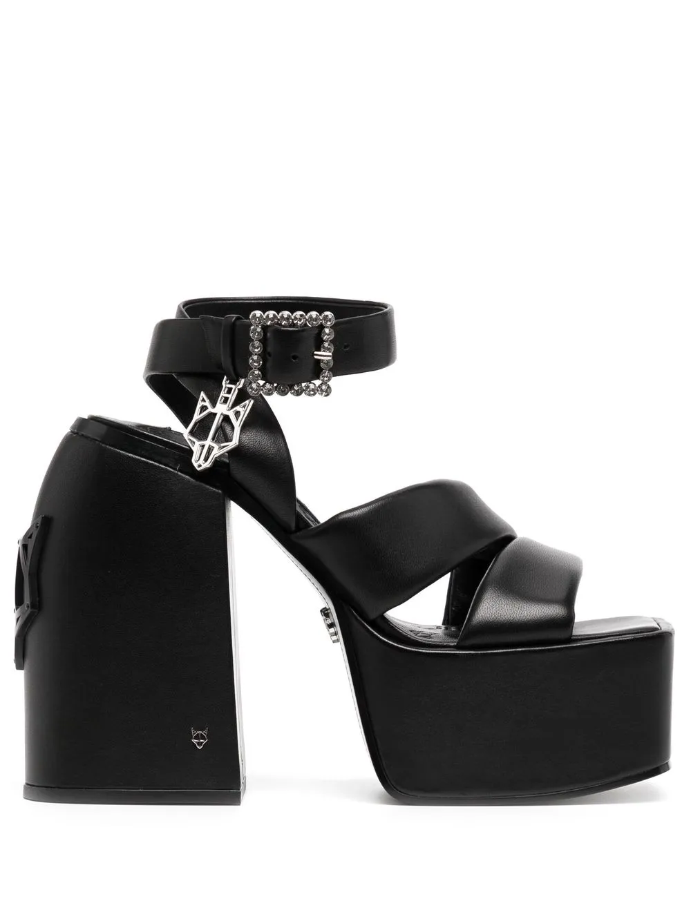 

NAKED WOLFE Jingle 60mm sandals - Black