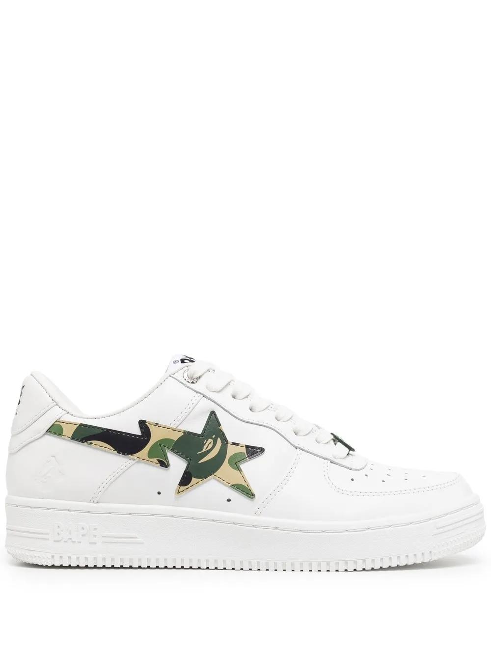 

A BATHING APE® tenis bajos Bape Sta - Blanco