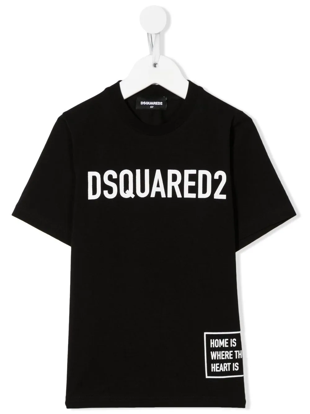 

Dsquared2 Kids playera con logo en el pecho - Negro