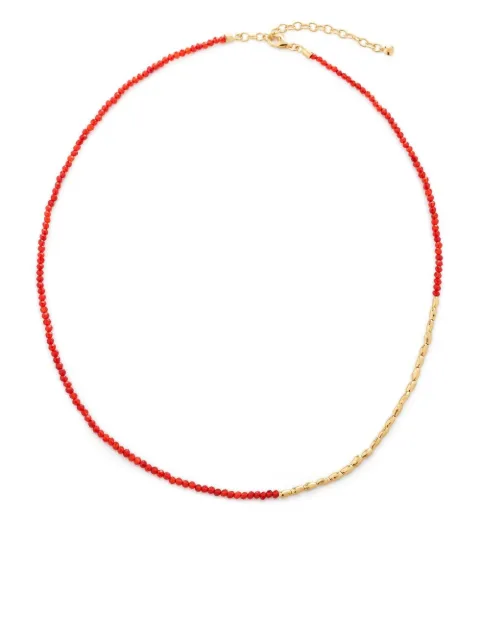 Monica Vinader Mini Nugget Gemstone Beaded Necklace