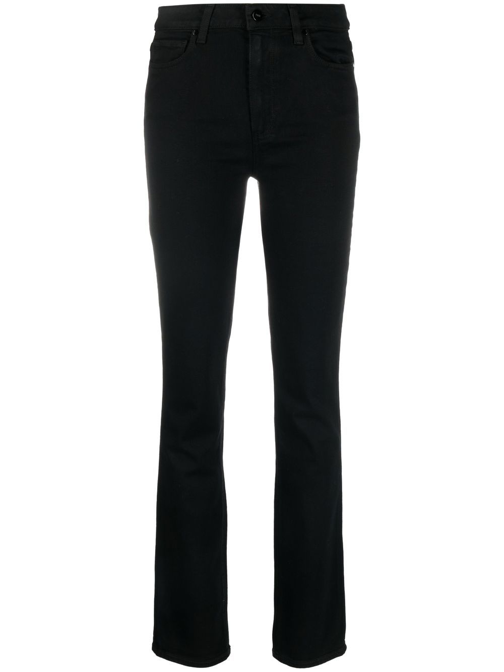 

PAIGE jeans rectos con bolsillos - Negro