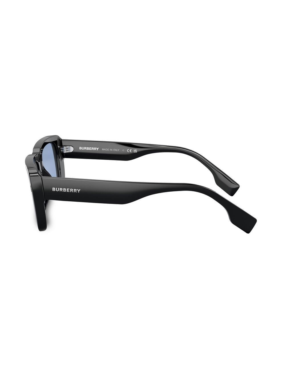 Shop Burberry Eyewear Jarvis Rectangular-frame Sunglasses In Schwarz
