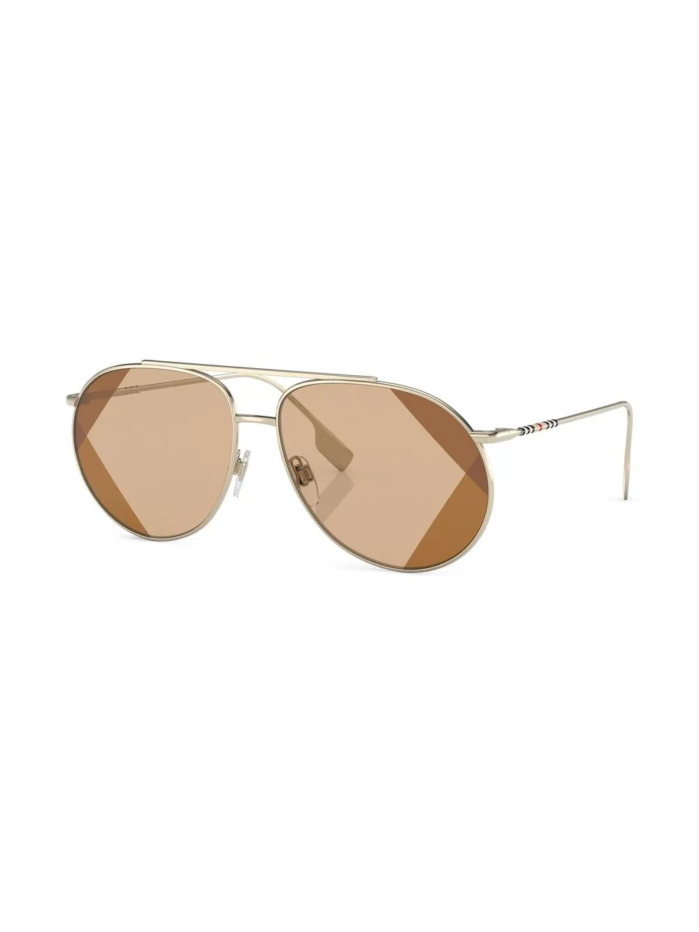 Burberry Eyewear Zonnebril met piloten montuur - Goud
