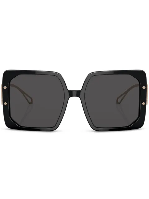 Bvlgari - oversize-frame sunglasses