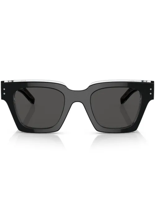 Lunettes de soleil à détail de logo - Dolce & Gabbana Eyewear - Modalova
