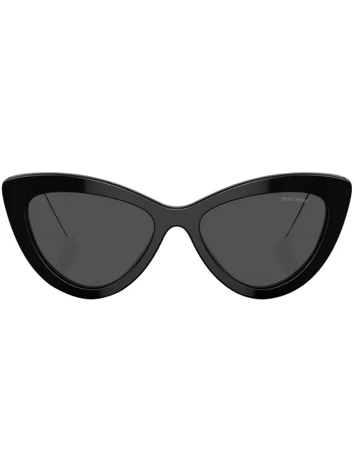Lunettes de soleil bicolores à monture papillon - Miu Miu Eyewear - Modalova