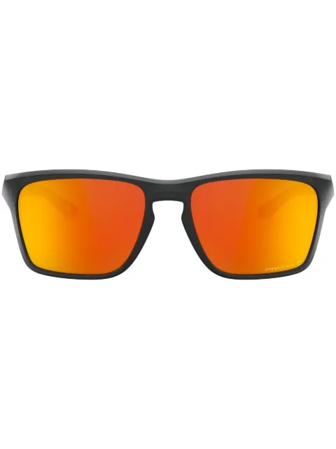 Oakley Sylas mirrored wayfarer-frame sunglasses