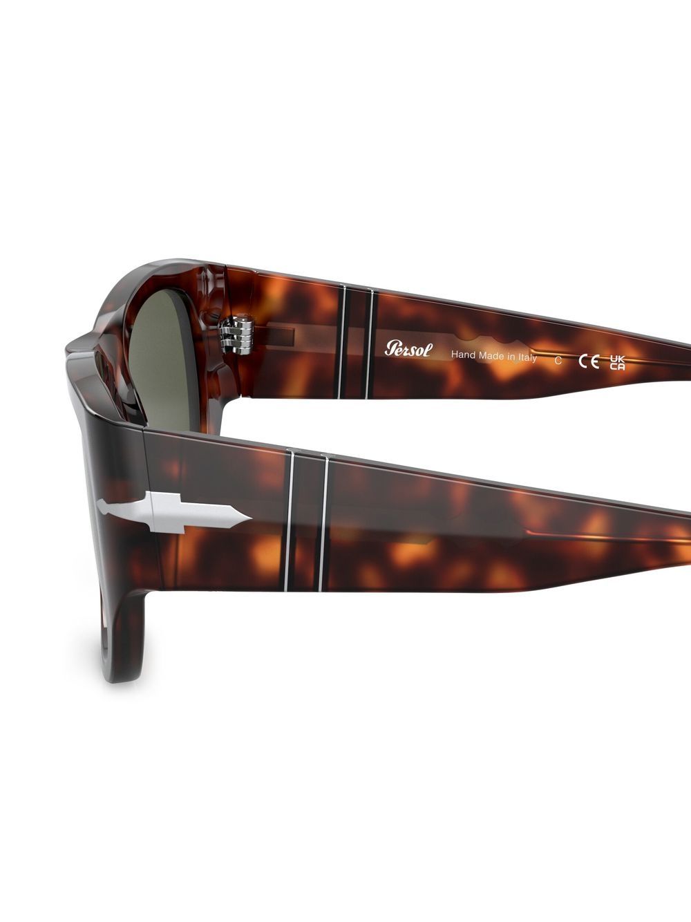 Shop Persol Tortoiseshell-effect Wayfarer Sunglasses In Braun