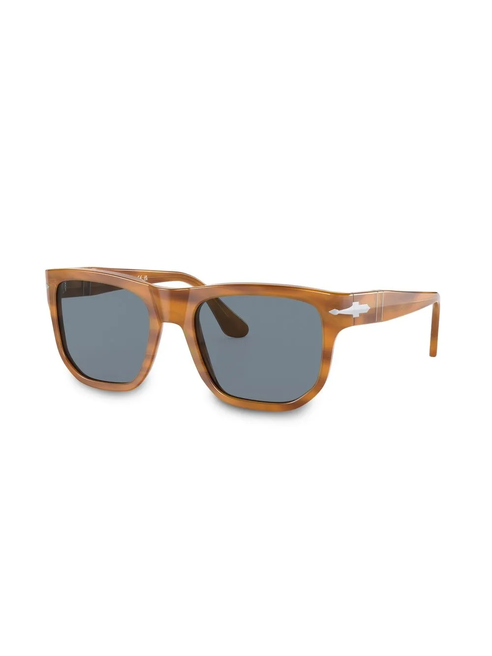 Persol Zonnebril met wayfarer montuur - Groen