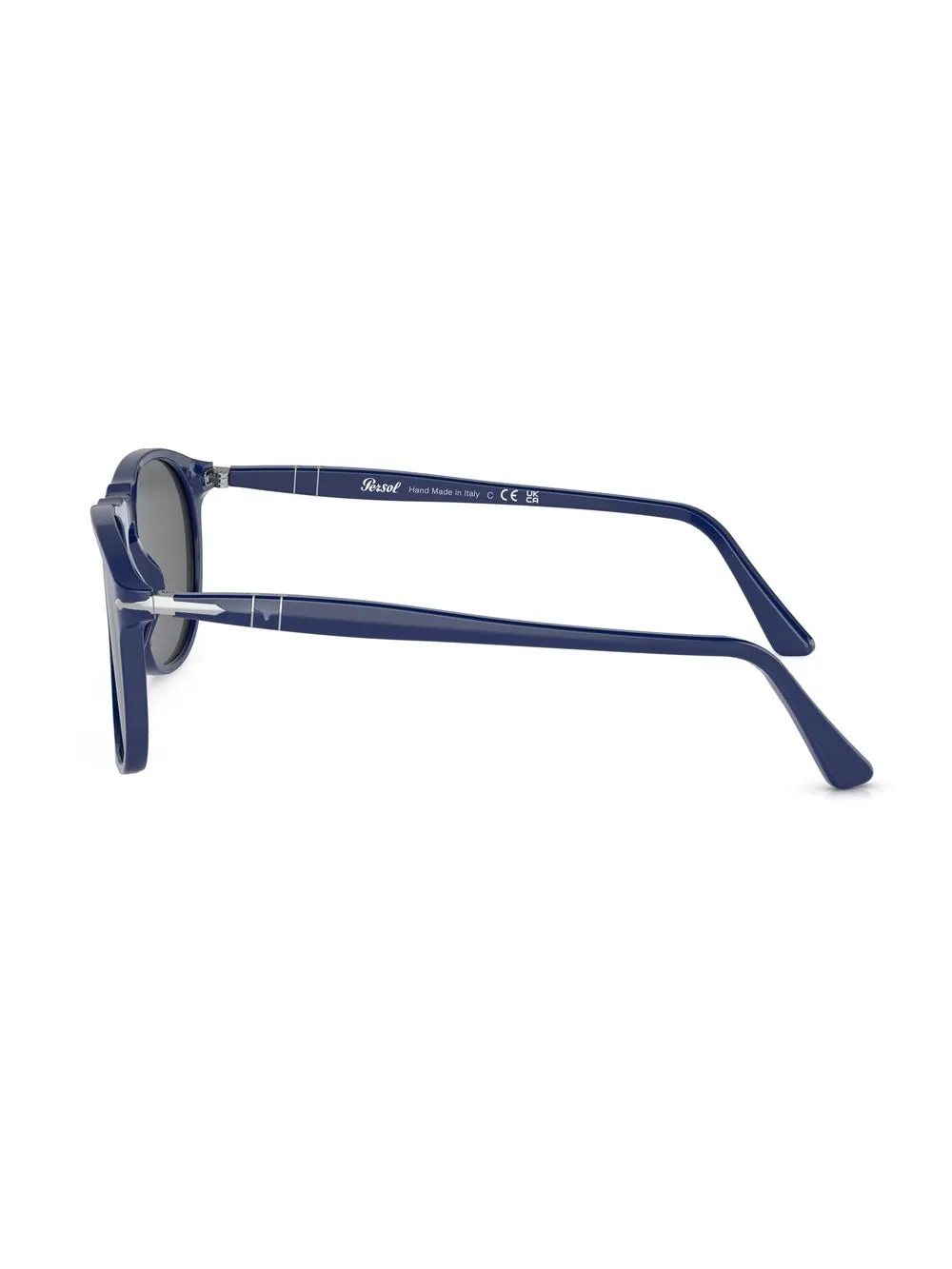  Persol Sonnenbrille Mit Rundem Gestell   Blau 