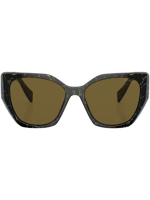 Prada Eyewear marble-print cat-eye sunglasses