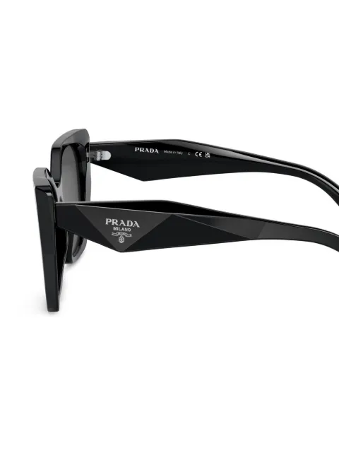 Prada Eyewear logo-plaque cat-eye sunglasses SPR19Z1AB5S0 - 2