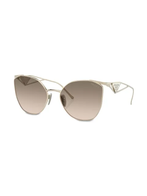 Prada Eyewear logo cat-eye frame sunglasses SPR50ZZVN3D0 - 1