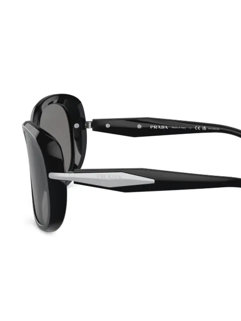 Prada Eyewear logo-arm detail sunglasses SPR04Z1AB5Z1 - 2