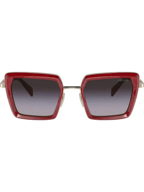 Prada Eyewear square-frame design sunglasses SPR55Z15D09S - 0