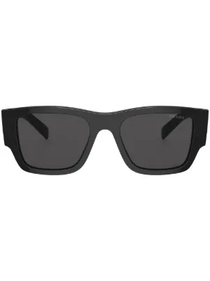 Prada プラダ シンボル スクエアサングラス | ブラック | FARFETCH JP
