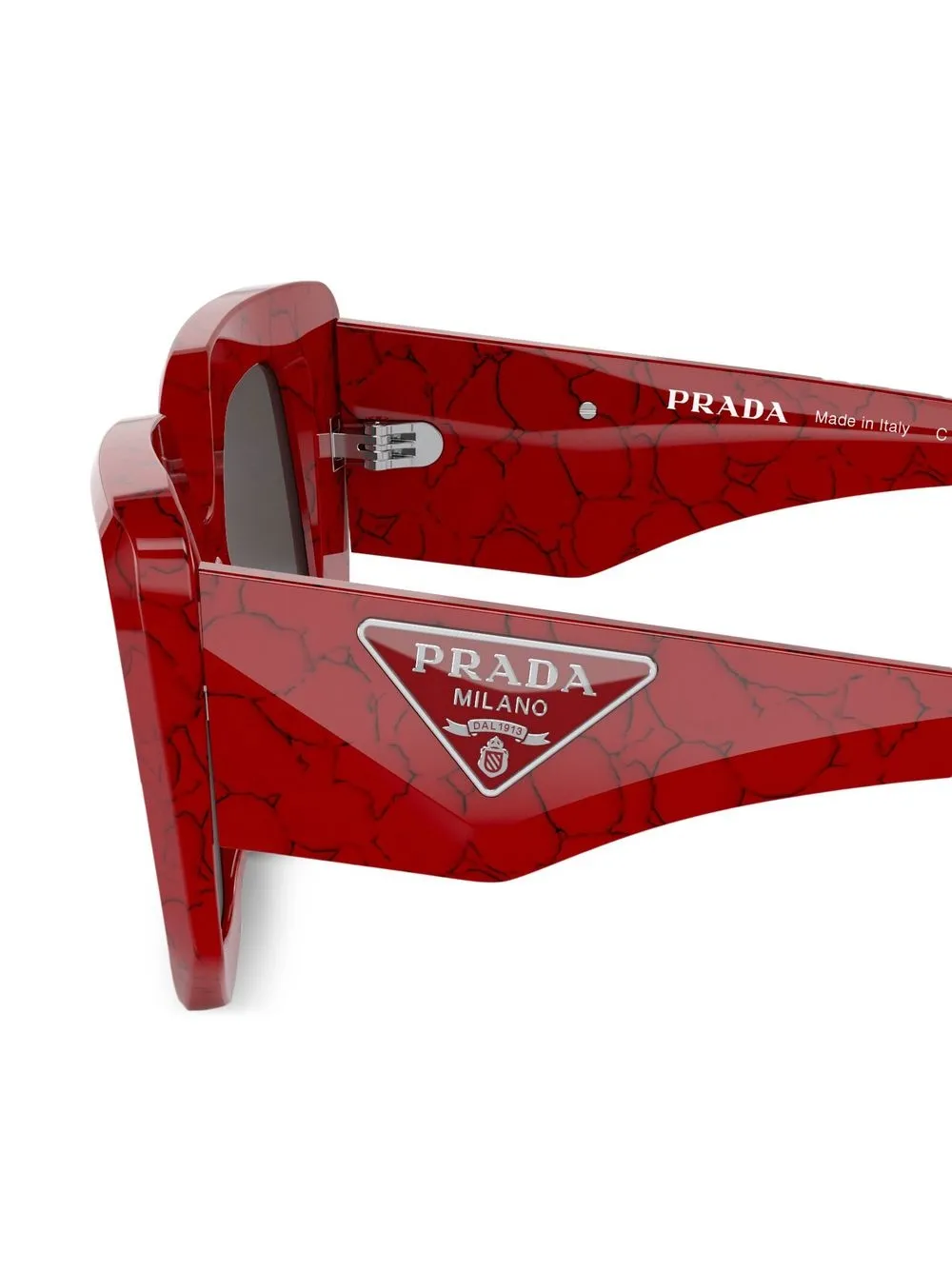 Prada Eyewear oversizedframe Logo Sunglasses Farfetch
