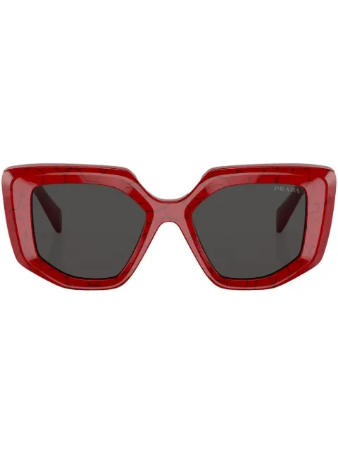 Prada Eyewear - oversized-frame logo sunglasses