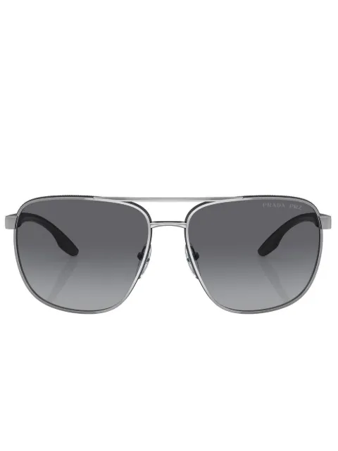 Prada Linea Rossa logo-print sunglasses