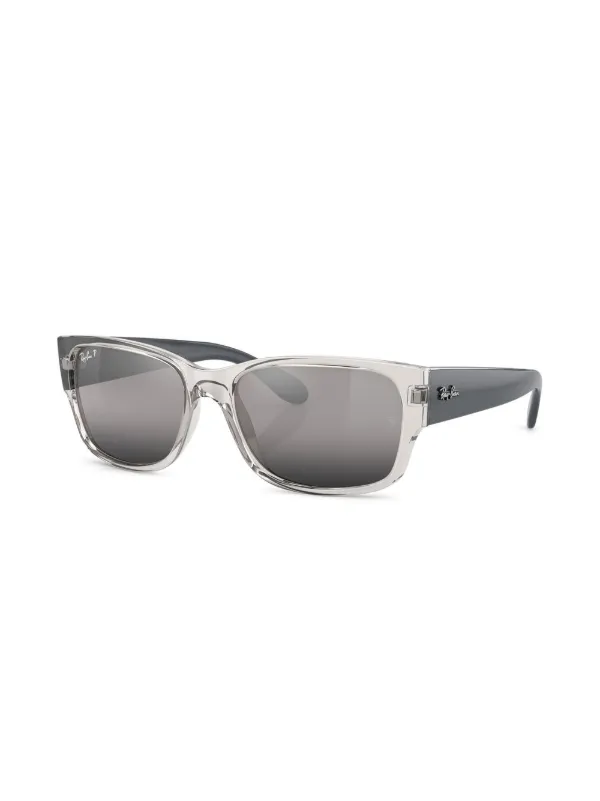 Ray Ban wayfarer frame Sunglasses Grey FARFETCH AO