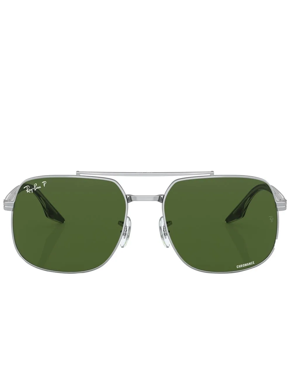 Ray-Ban square-frame sunglasses | Silver | Image 1
