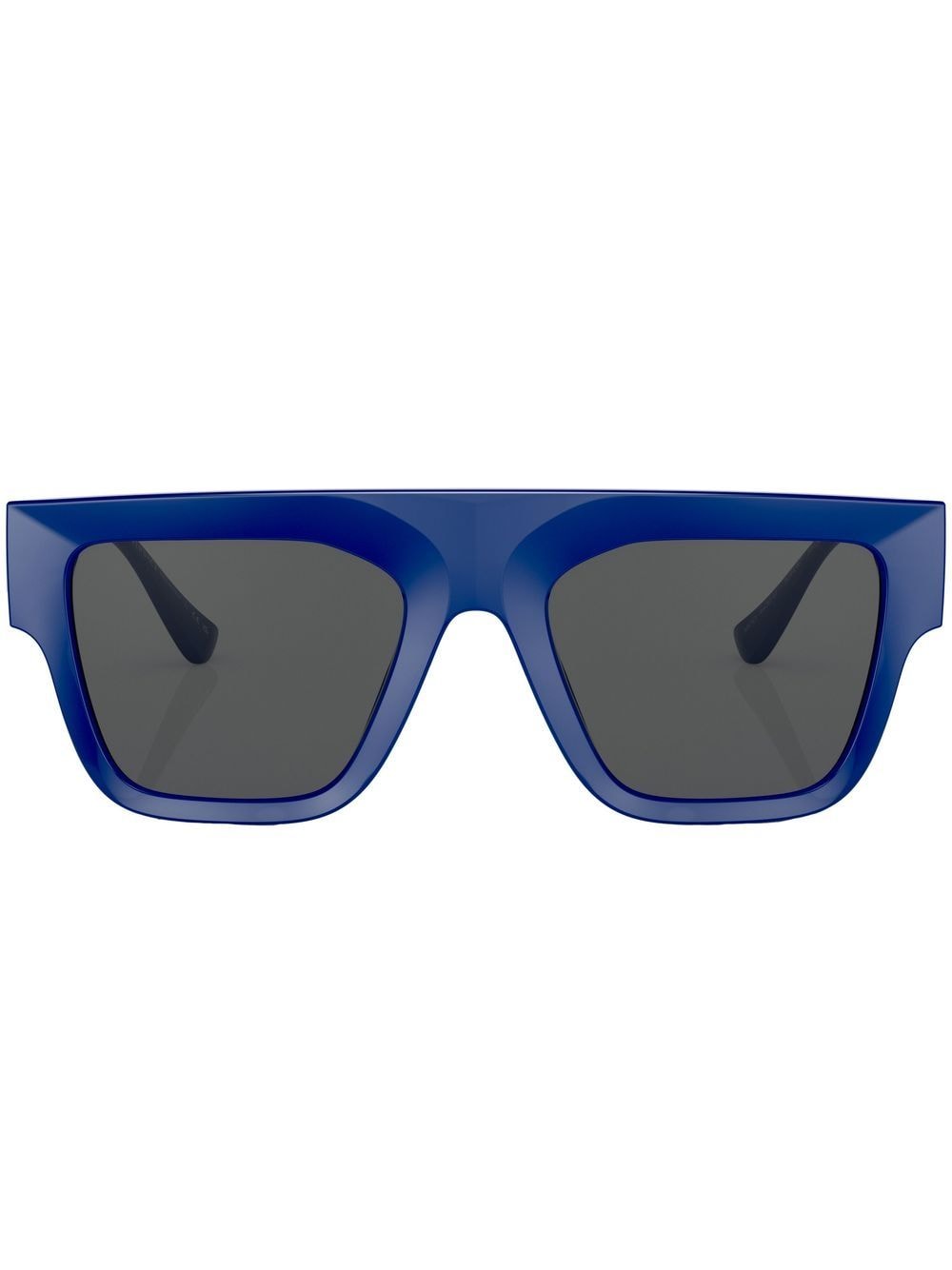 Versace Square Frame Sunglasses In Blau