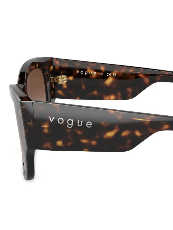 Vogue Eyewear tortoiseshell-effect square-frame Sunglasses  display picture 2