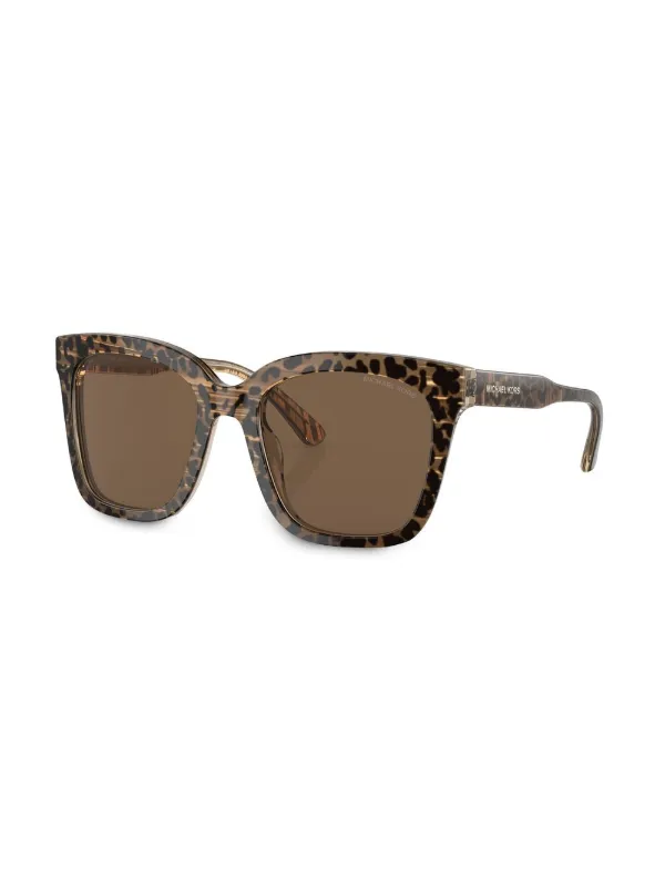 Michael kors leopard store print sunglasses