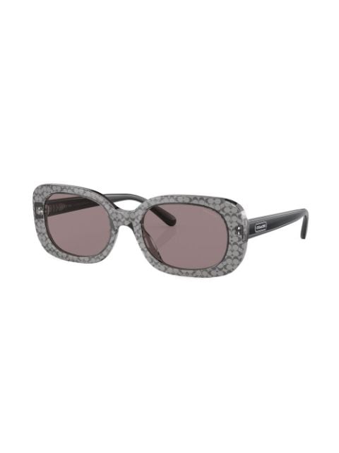 square-frame tinted sunglasses 