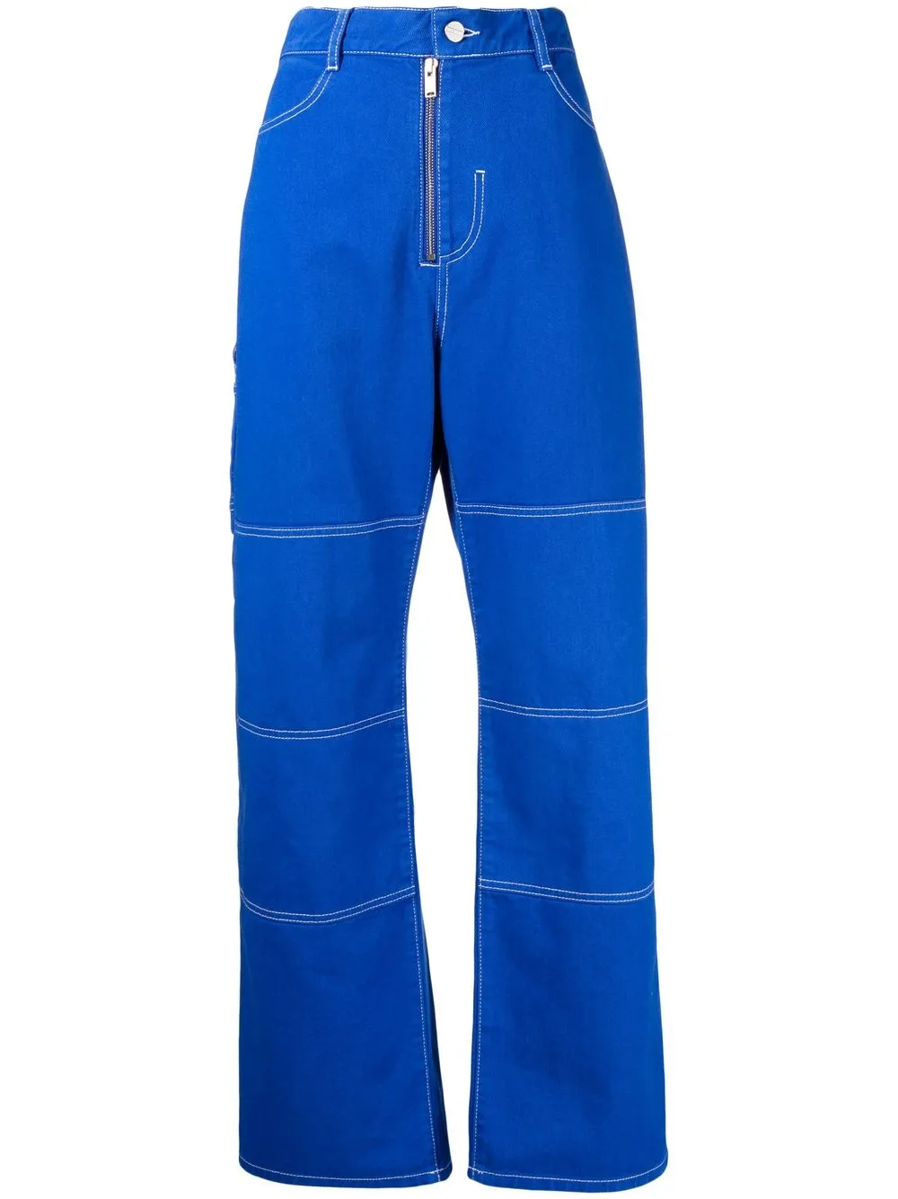 

Dion Lee jeans rectos con paneles - Azul