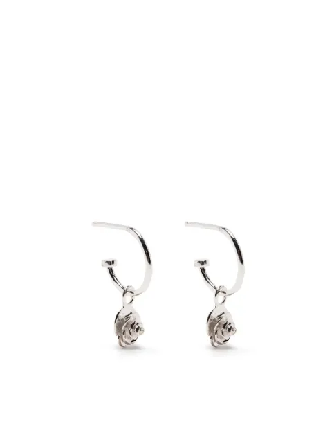 Stolen Girlfriends Club Rose Bud silver-plated earrings