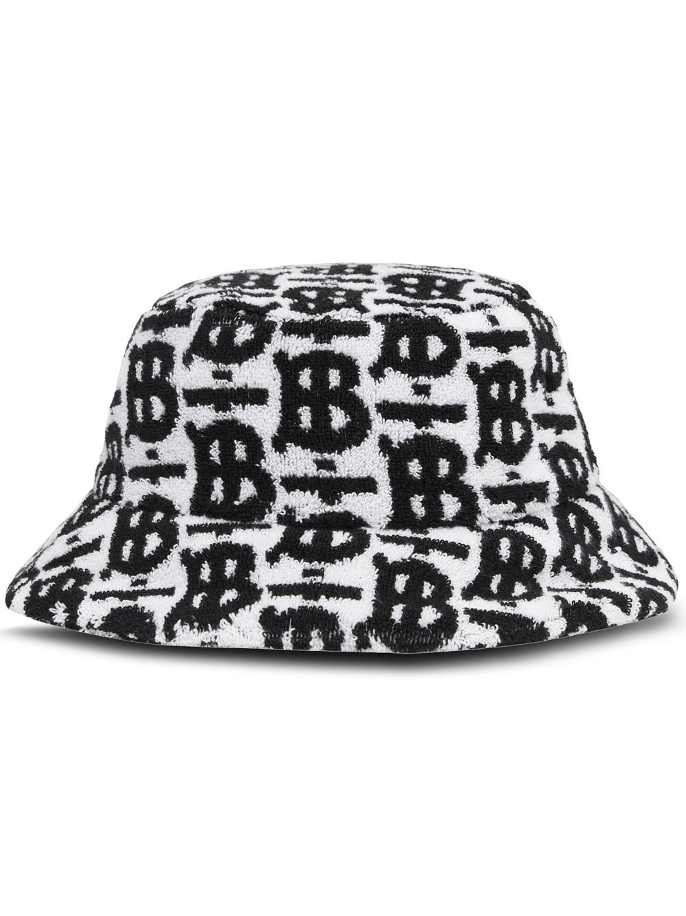 BURBERRY MONOGRAM-PRINT BUCKET HAT