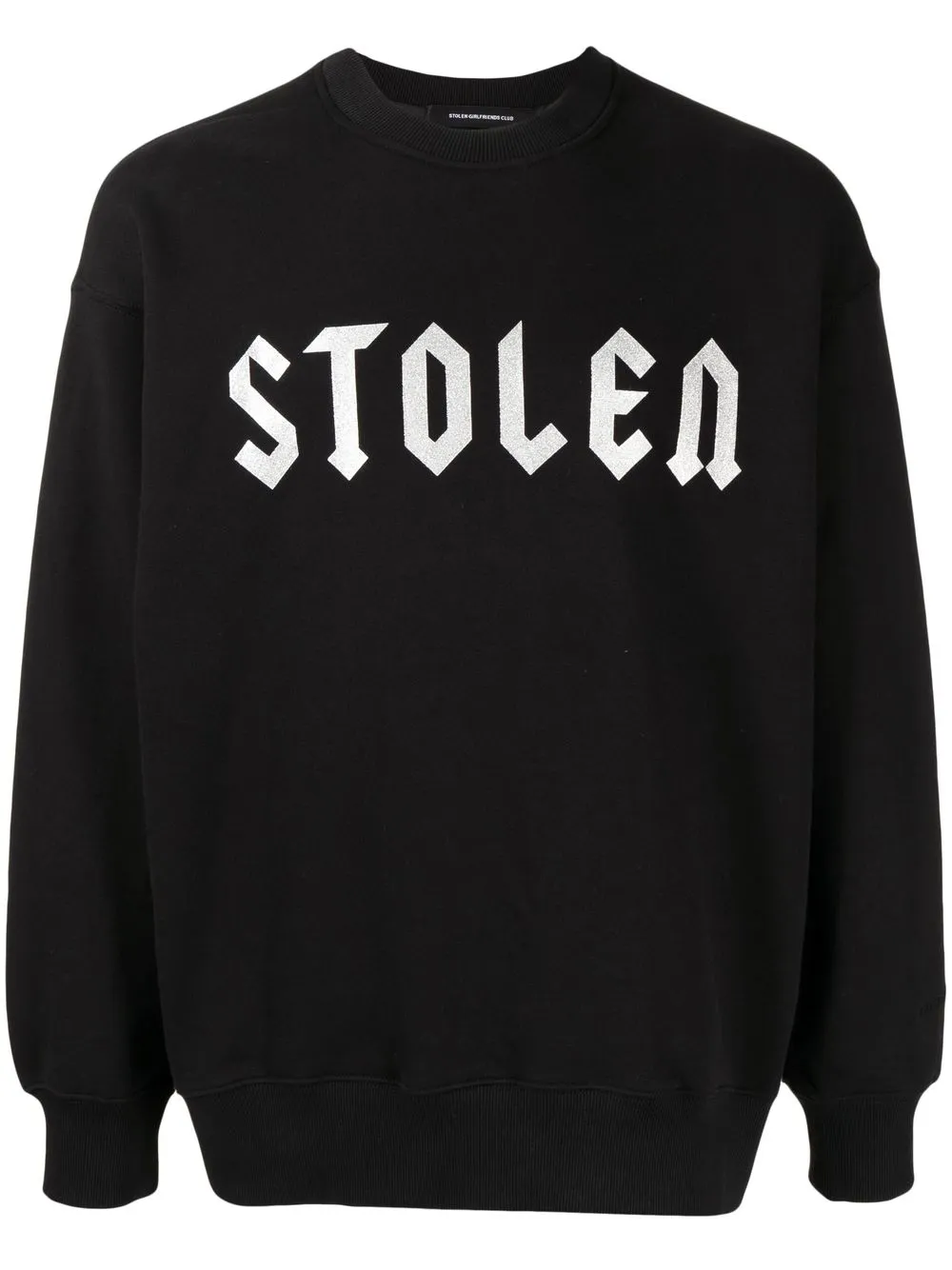 

Stolen Girlfriends Club sudadera con glitter y logo estampado - Negro