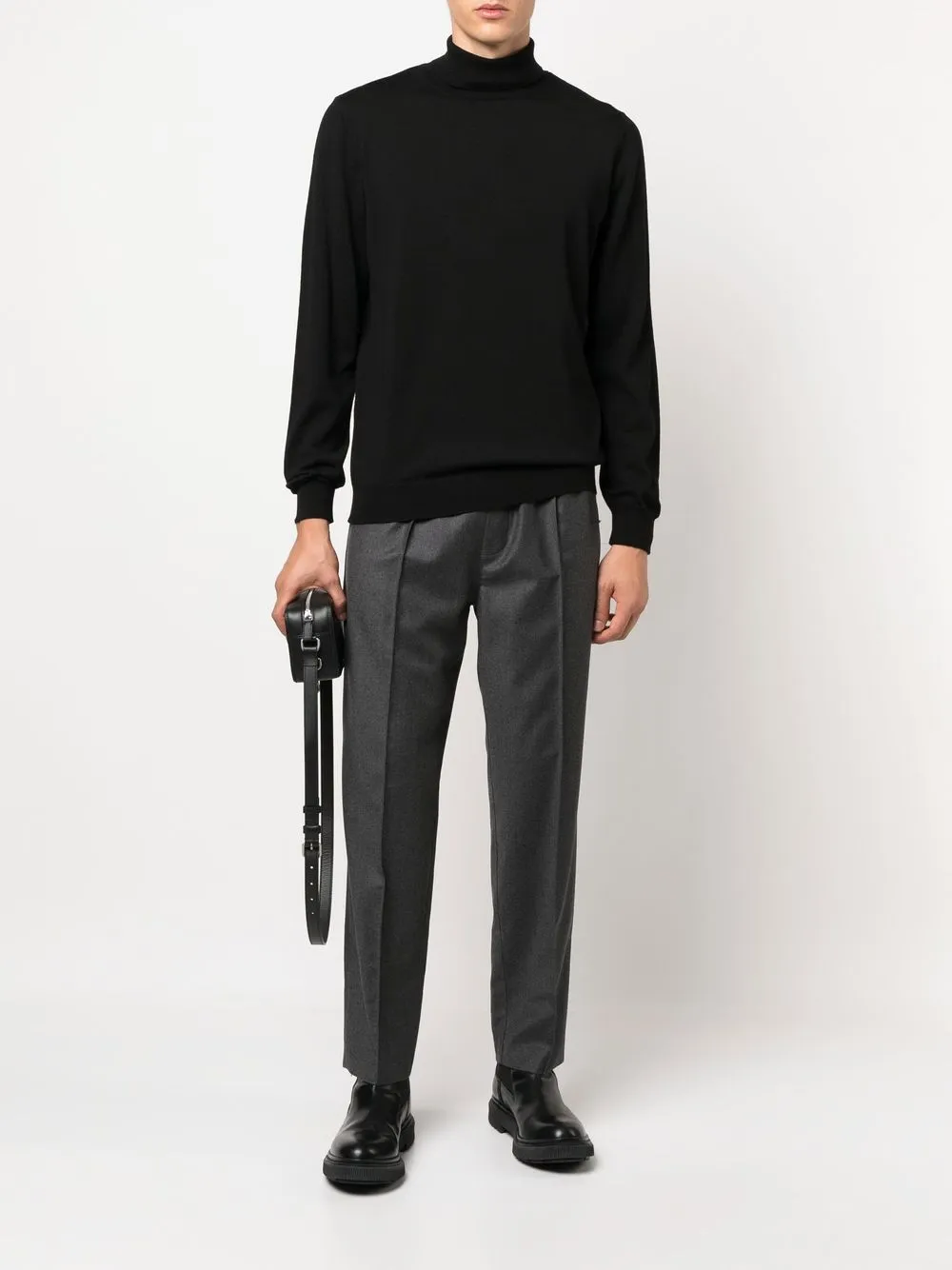 A.P.C. Gebreide coltrui - Zwart