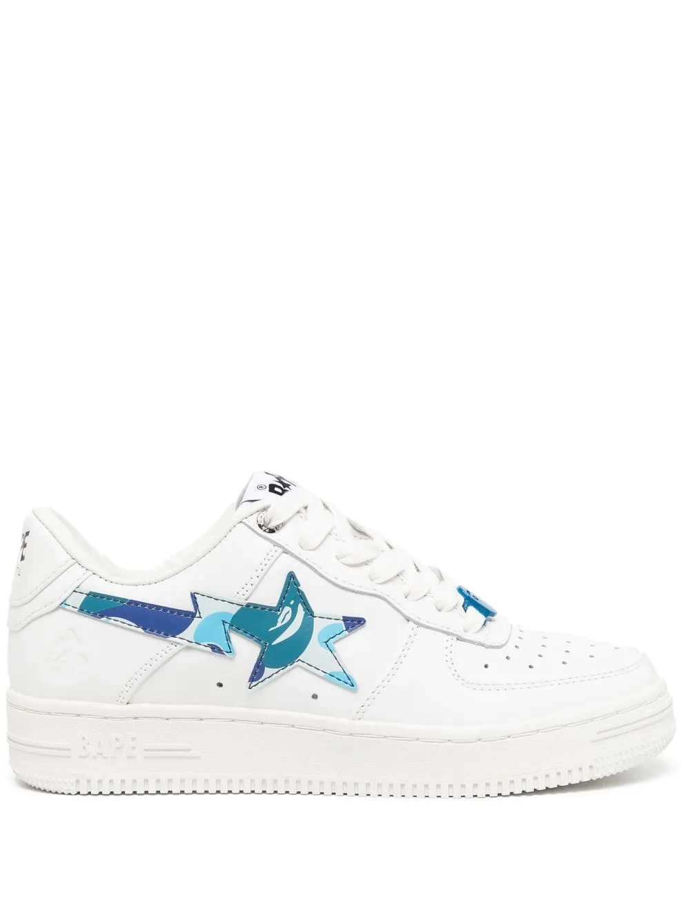 

A BATHING APE® tenis bajos STA - Blanco