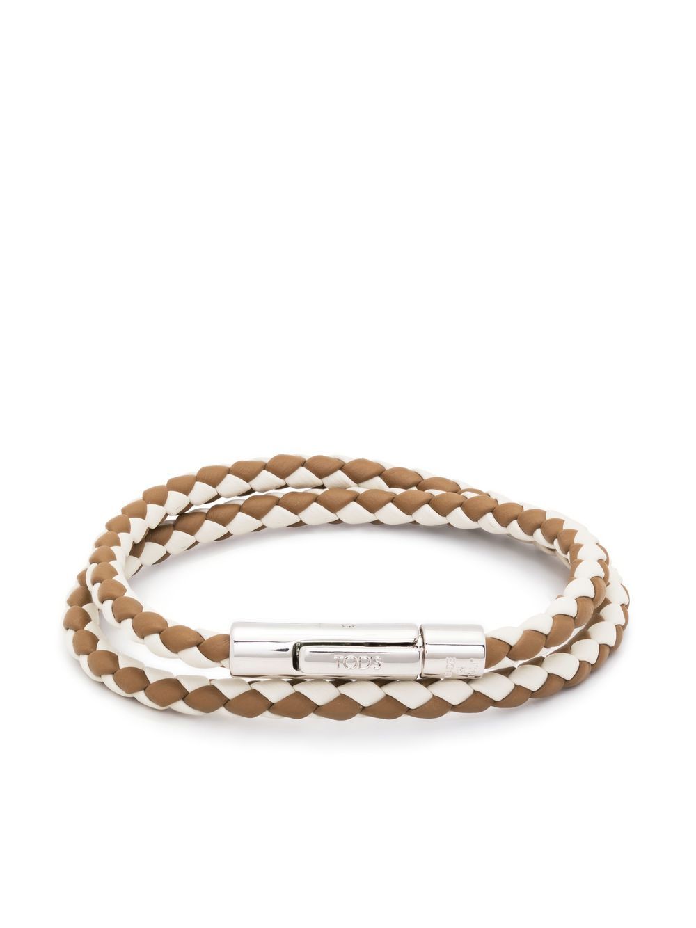 

Tod's pulsera trenzada con doble capa - Neutro