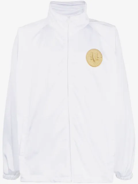 VETEMENTS veste zippée à patch logo