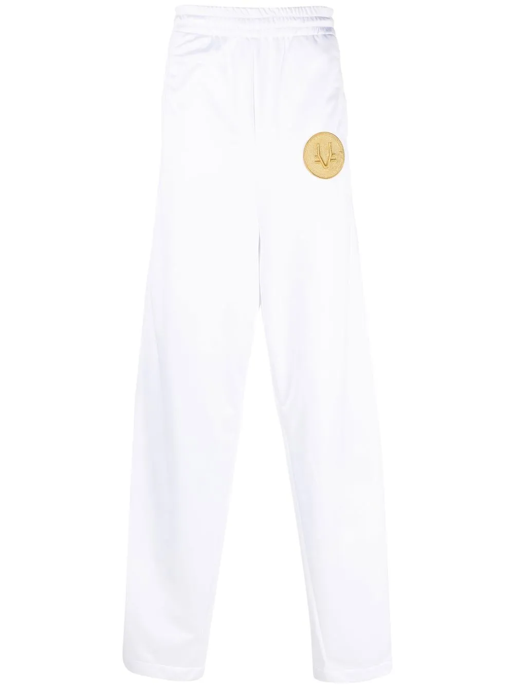 

VETEMENTS logo-patch track pants - White