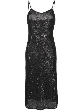 Patrizia Pepe Sequinned Midi Dress - Farfetch