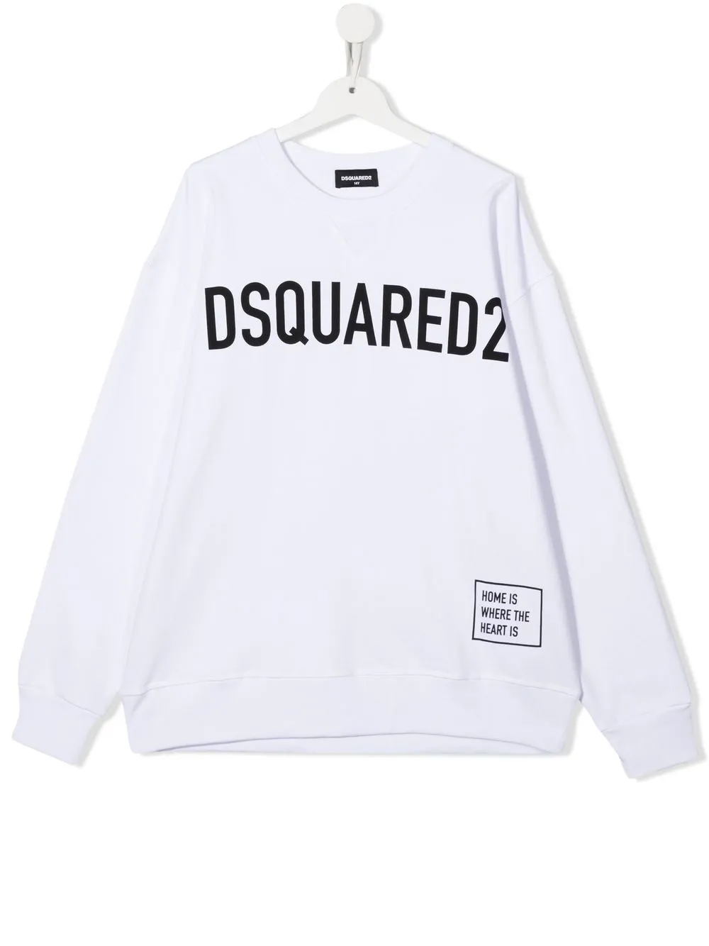 

Dsquared2 Kids sudadera con logo estampado - Blanco